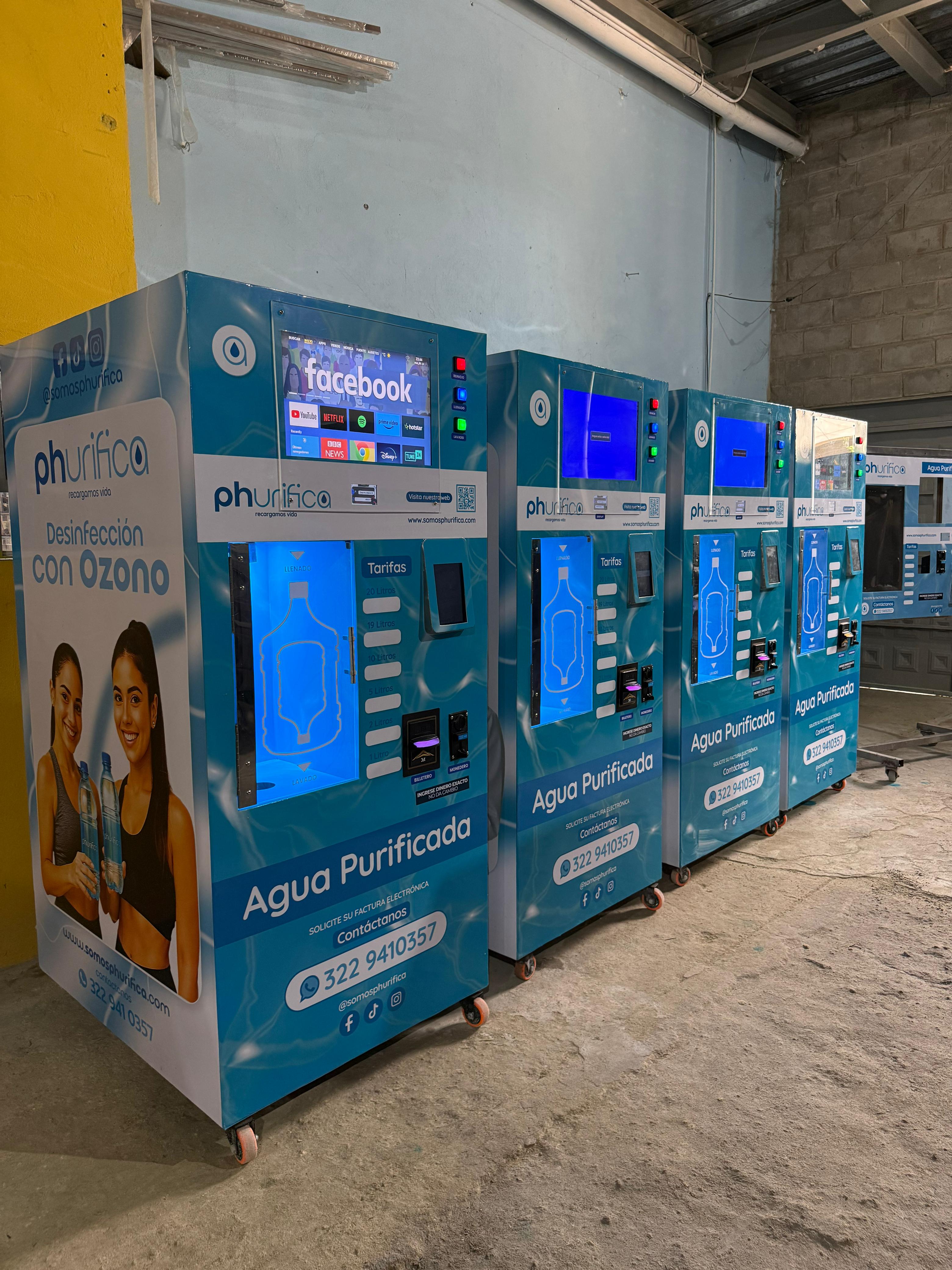 Múltiples máquinas en instalación - Producción en serie